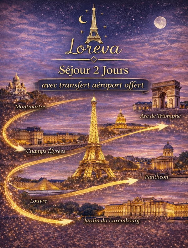Paris Intérieur (Free airport transfer)