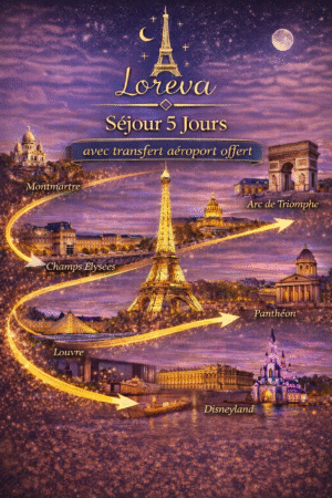 Paris 5 jours (Transfert aéroport offert)